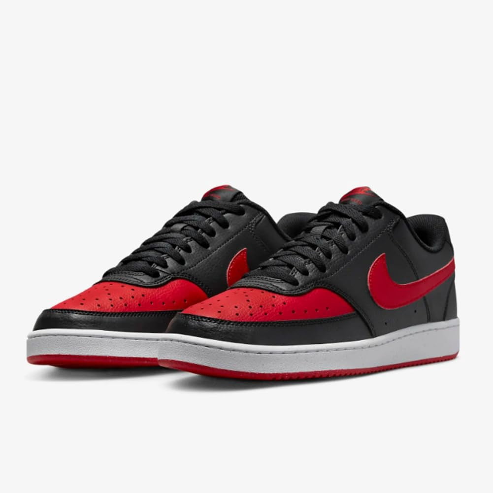 NIKE Court Vision Low Next Nature Mens Adult FJ0685-010 (Black/UN), Size 7