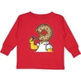 thumbnail image 3 of Inktastic I Like Donuts Boys or Girls Long Sleeve Toddler T-Shirt, 3 of 5