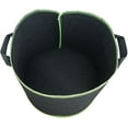 thumbnail image 5 of 5-Pack 7 Gallon Grow Bags - Aeration Heavy Duty Thickened Nonwoven Fabric Pots with Handles (Green Stitch), 5 of 6