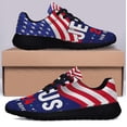 thumbnail image 3 of Jesus2024 Our Only Hope American flag Shoes Sneakers Black Size 11.5, 3 of 7