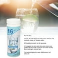 thumbnail image 3 of Water Test Ing Kit, Portable Water Test Strip 100Pcs 16 In 1  For Pool, 3 of 8