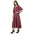 thumbnail image 5 of Moomaya Beach Kaftan Bikini Cover Up WoMen's Long Maxi Caftan Dresses For Women, 5 of 6