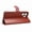 Brown, variant on Wallet Case for Honor X6D 5G with Card Holder, PU Leather Flip Phone Case with Kickstand Magnetic Closure Wrist Strap Gold