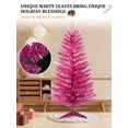 thumbnail image 4 of Árbol de Navidad artificial Kadunmina de 4 pies con soporte rosa de 115 puntas, 4 of 6