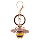 thumbnail image 1 of Llaveros para mujer, llavero de billetera, llavero de auto, lindo llavero nuevo con incrustaciones de diamantes, adorable abeja, llavero, bolso, colgante de llave de auto, hebilla de llave., 1 of 3