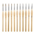 thumbnail image 2 of 11Pcs Art Paint Brush Set, Professional Miniature Fine Detail Brushes, 2 of 5