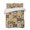 brown, variant on Quilts Twin Size, Sunflowers Soft Comforter Bedding Set for Bed, Retro Country Butterfly Bee Floral Plaid Lightweight Quilted Bedspread with Pillow Cover(2 Pieces) for All Season, 68x86 Inch