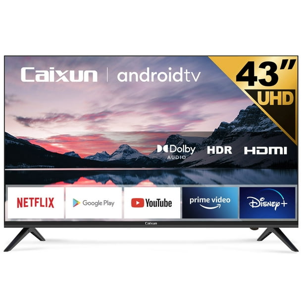 Caixun EC43S1A, 43 inch 4K UHD HDR Smart Android TV