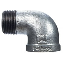 3/8" Galvanized Malleable Iron Pipe 90° Street Elbow