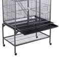 thumbnail image 4 of Renwick 69" H Extra Large Rolling Bird Cage with Detachable Stand, Black, 4 of 8
