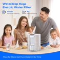 thumbnail image 2 of Dispensador de filtro de agua Waterdrop, tamaño grande, 6,4 L, 27 tazas con 1 filtro, 2 of 9