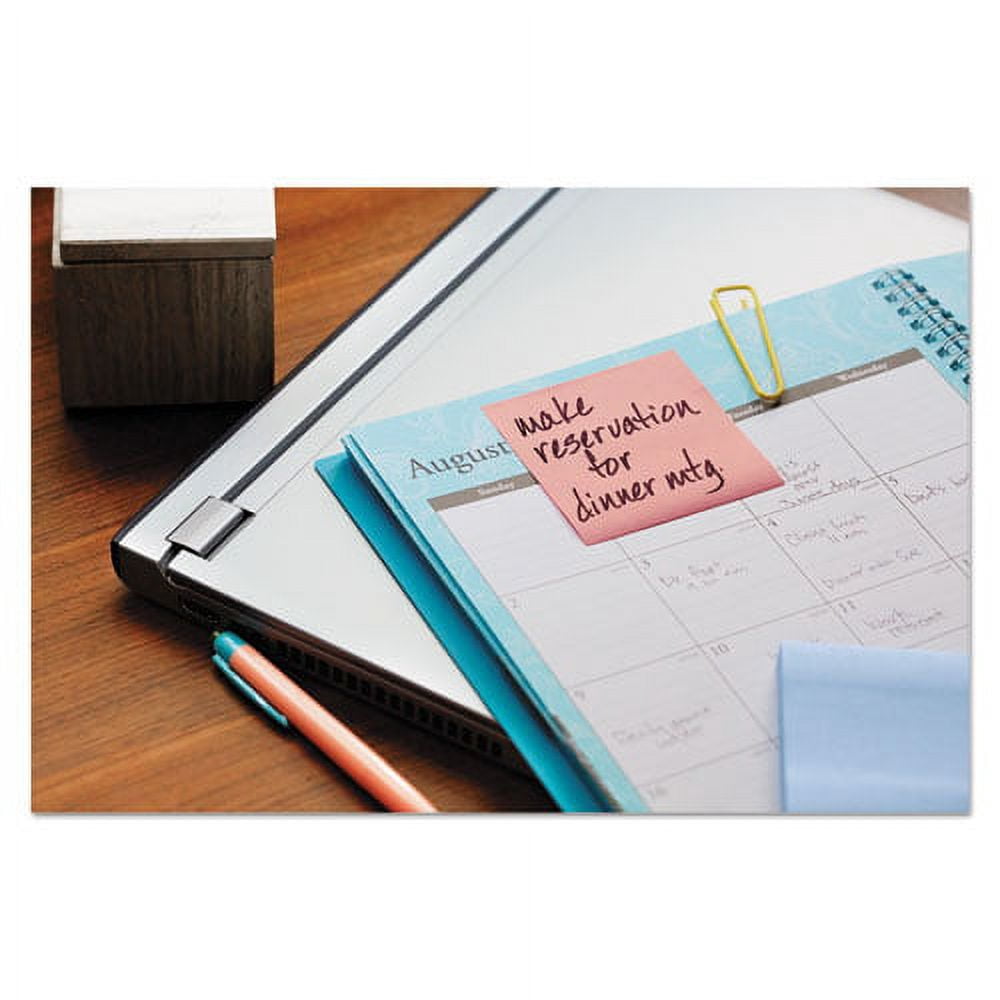 "Recycled Pop-Up Notes, 3 X 3, Assorted Helsinki Colors, 100-Sheet, 12/pack | Bundle of 5 Packs"