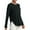 Black, variant on Lixiuxyad Women's UPF 50 Shirts Long Sleeve Workout Sun Shirt Outdoor Gym Hiking Tops Lightweight Trendy Flowy,Black L