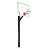 First Team Sport III Steel-Acrylic In Ground Fixed Height Basketball System44; Maroon