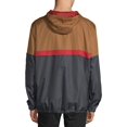 thumbnail image 3 of No Boundaries Men's Half Zip Windbreaker, up to Size 5XL, 3 of 6