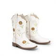 thumbnail image 2 of DREAM PAIRS Girls' Mid-Calf Cowboy Boots, Western Riding Boots for Toddler/Little Kid/Big Kid, 2 of 5