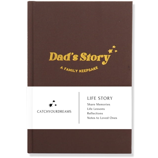 Diario de tapa dura CATCHYOURDREAMS La historia de papá +250 indicaciones