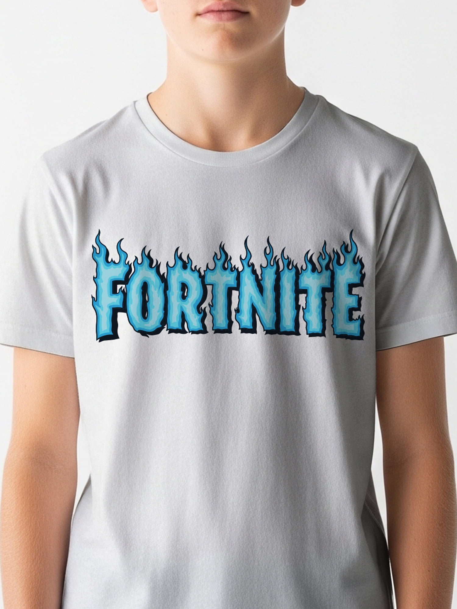 Fortnite, Boys' & Big Boys' Graphic T-Shirt, Flames, Sizes 4-18