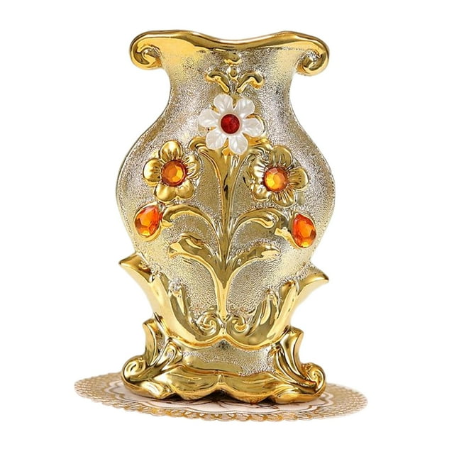 Floreros de estilo europeo Centro de mesa Florero de cerámica Ornamento Contenedor de flores para el hogar Mesa de comedor Gabinete Decoración del Estilo D Macarena florero decorativo