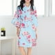 thumbnail image 2 of Pijamas Para Niños Pequeños Niños Bebé Niño Niña Imprimir Verano Kimono Batas Albornoz Ropa De Dormir Abrigo Azul Claro Odeerbi LM103-975, 2 of 9