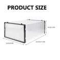 thumbnail image 3 of Miangastore Home Use Shoes Box Clamshell Design Thickened 1Pack 34.5X23CM, 3 of 9