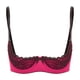thumbnail image 3 of Sujetador sexy con copas abiertas para mujer, tops con pezones expuestos, sujetador con tirantes ajustables, sostén push-up de encaje con aros, ropa interior para dormir, 3 of 5