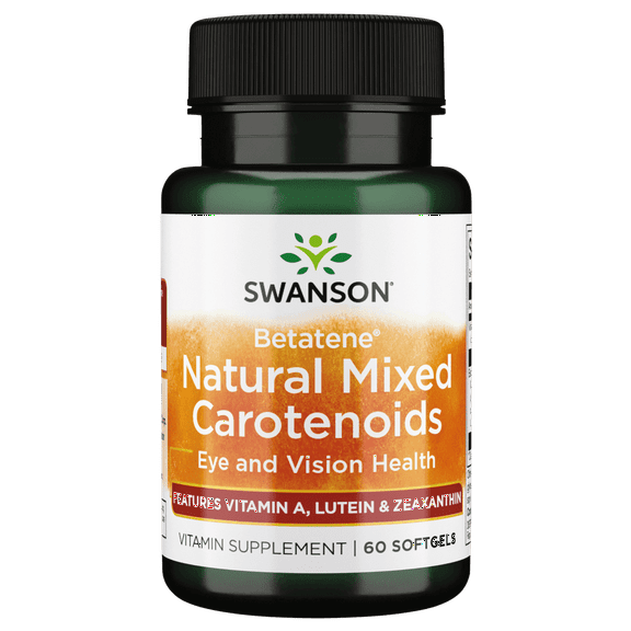 Swanson Betatene Natural Mixed Carotenoids 60 Softgels
