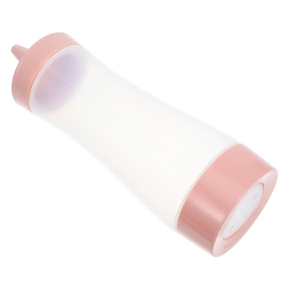 SOPOTUTU 2-Pack Plastic Oil Squeeze Bottles Condiment Dispenser for Cooking, Kitchen, BBQ, Salad, and Sauce Use