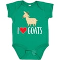 thumbnail image 3 of Inktastic Goat Cute I Love Goats Farm Animal Boys or Girls Baby Bodysuit, 3 of 5