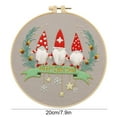 Ghouie Diy Christmas Embroidery (Unfinished), Diy Christmas Embroidery