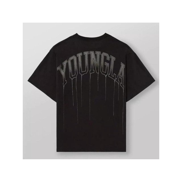 Conjuntos de vacaciones, conjuntos de verano, regalos para hombres, camiseta con el logotipo de Youngla Blood, elegante camiseta gótica con gráficos para hombres y mujeres, camisa informal con estampa