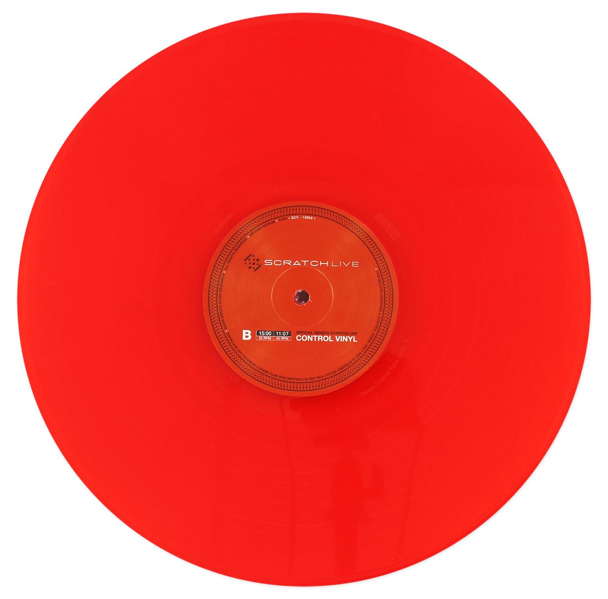 Pair Of Rane SSL Red Vinyl Serato Scratch Live Records RED SSL VINYL 