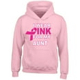 thumbnail image 2 of Unisex I Wear Pink For My Aunt Printed Design Hoodie Long sleeve Sweatshirt Soft and Comfy Hoodie, Lightweight Hoodie Light Pink 3X-Large, 2 of 3