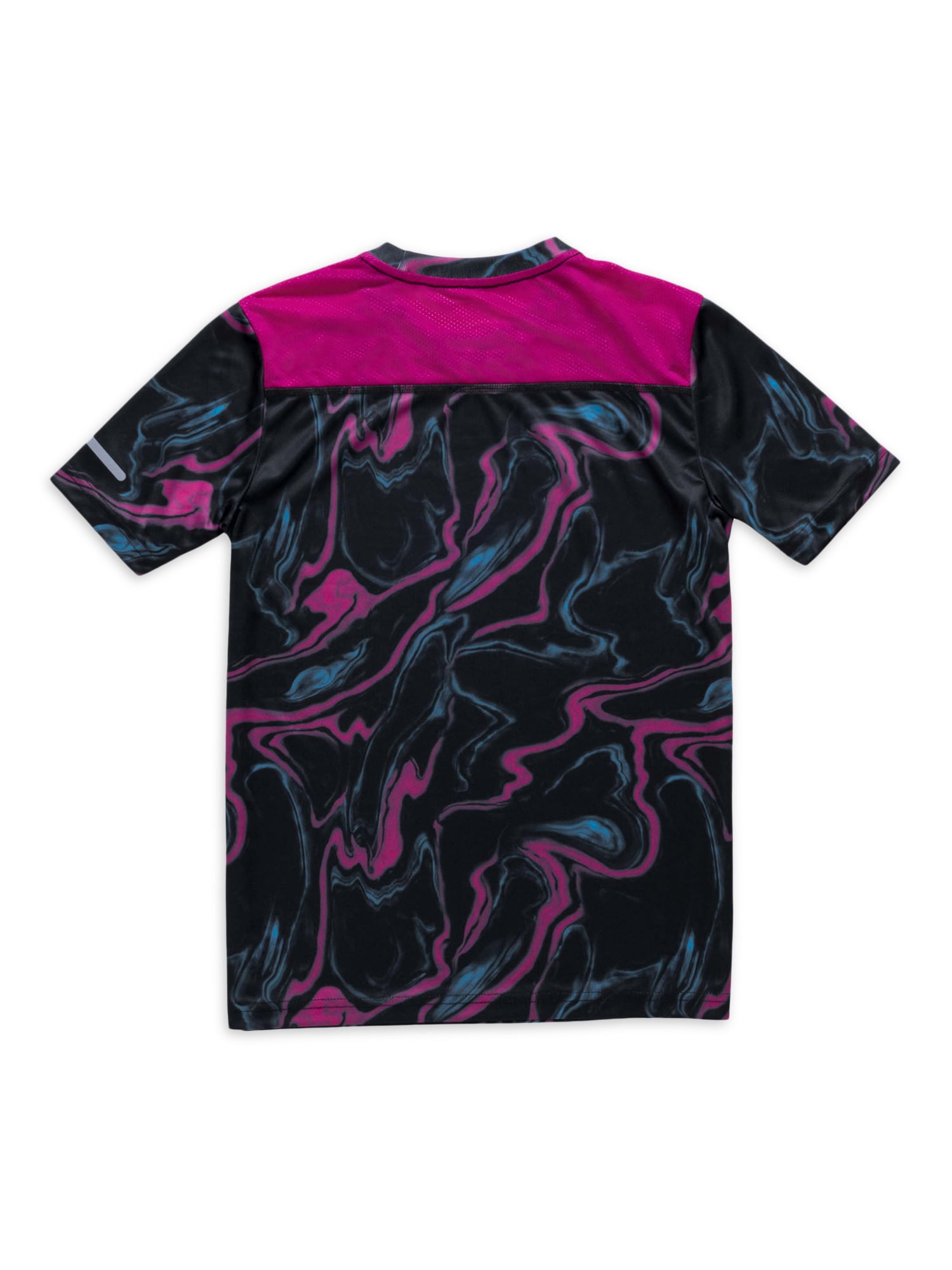 Athletic Works Boys Active Solid & Graphic Short Sleeve T-shirt, 3-Pack, Sizes 4-18 & Husky