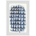 thumbnail image 2 of Indigo Batik Vignette IV Framed Painting Print, 2 of 6