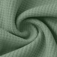 thumbnail image 6 of TKKCS Mens Waffle Knit Quarter Zip Sweatshirts Relaxed Fit Stand Collar Casual Long Sleeve Pullover Tops with Chest Pocket Green XL, 6 of 10