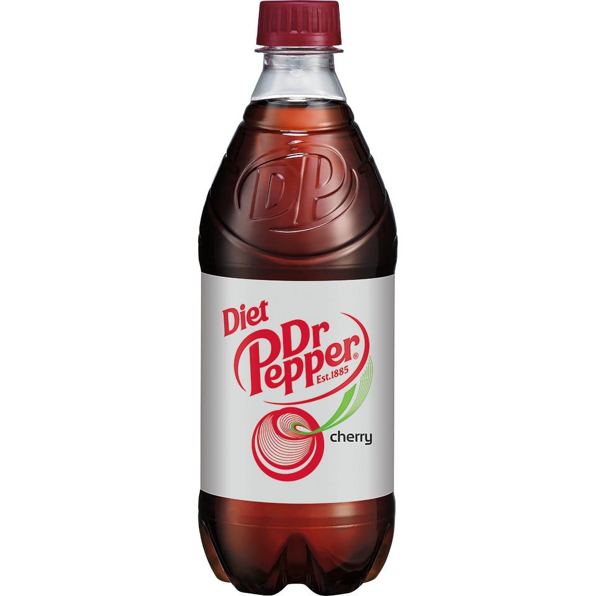 Diet Dr Pepper Cherry Soda, 20 Fl. Oz. - image 2 of 6
