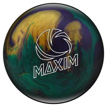 Ebonite Maxim Bowling Ball- Emerald Glitz- 14 lbs (Best Medium Oil Bowling Ball)