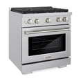 thumbnail image 3 of ZLINE 30" 4.2 cu. ft. Paramount Dual Fuel Range in Stainless Steel with 4 Brass Burners, SDR-BR-30, 3 of 8