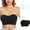 Black1, variant on Dlentnea 2 Pack Strapless Bras for Womens Wireless Push up Bandeau Bra Seamless Comfortable Crop Tops