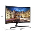thumbnail image 2 of Samsung CF390 Series 27 inch FHD 1920x1080 Curved Desktop Monitor for Business, HDMI, VGA, VESA mountable, 3-Year Warranty, TAA (C27F390FHN), Black, 2 of 2