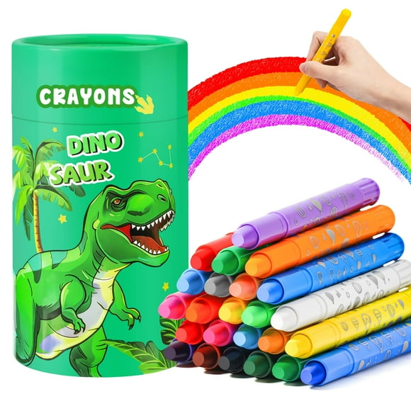 Set de crayones DreamCandy Twist de 24 colores lavables para niños