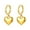 Gold, variant on Sunyuer 18K Gold Plated Heart Drop Dangle Huggie Earrings for Women | 925 Sterling Silver Post Love Heart Earrings | Lightweight Jewelry Gift