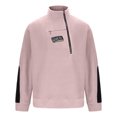 thumbnail image 4 of Fleece Sweatshirts for Men with Zipper Mock Neck Long Sleeve Shirts Mens Casual Color Block Pullover Slim Thermal Warm Graphic Sweatshirt Tops, 4 of 4