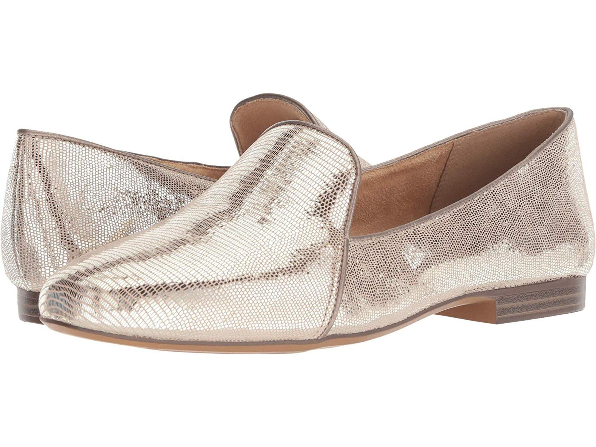 naturalizer silver loafers