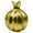 Gold, variant on Bergamo Art 6 Inch Tall Decorative Handmade Aluminum Pomegranate Flower Vase