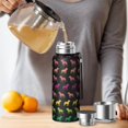 thumbnail image 4 of 20 Oz Rainbow Puppy Coffee Tumbler Double Wall Insulated Stainless Steel Water Bottle | Metal Reusable Thermoses Flask with Cup Cap | Leak & Sweat Proof with Anti-Dust Lid, 4 of 7