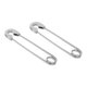 thumbnail image 5 of Pendientes de acero inoxidable shaofei estilo punk joyería para piercing en la oreja color plata, 5 of 5