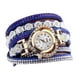 thumbnail image 2 of Reloj de pulsera de cristal Fernando para mujer azul, 2 of 6