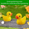 thumbnail image 3 of 30/50 piezas de figuras en miniatura de pato de resina, adornos de decoración, animales amarillos, manualidades de jardín, plantas de paisaje de pato diminuto, hadas, 3 of 5